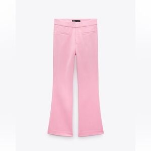 Zara Light Pink Wide-Leg Pants